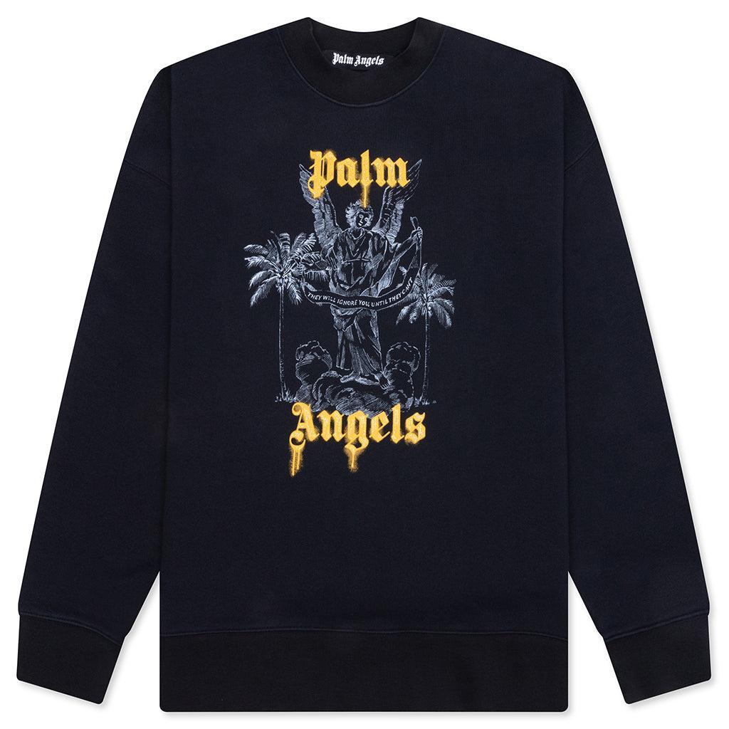 Palms Pencil Crew - Black/Light Orange Male Product Image
