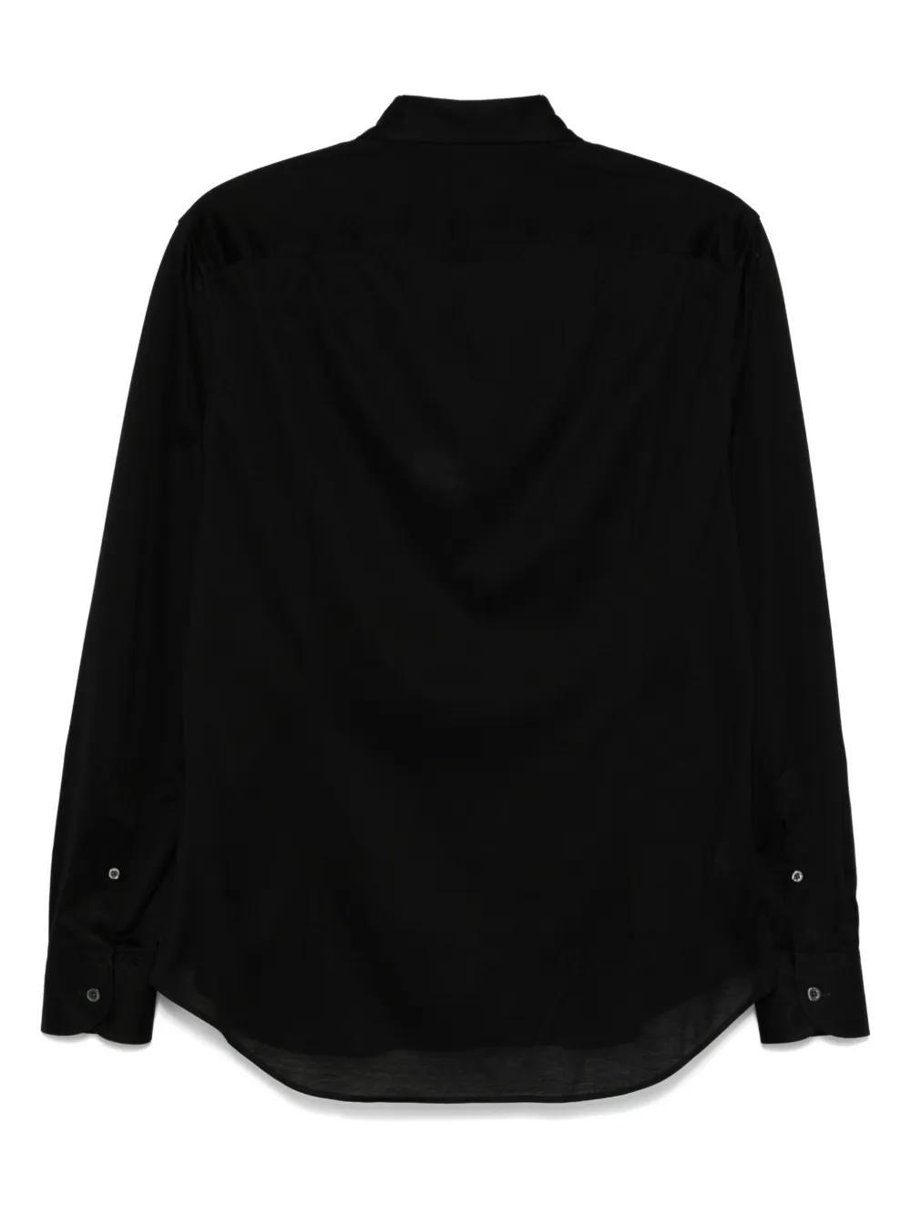 CORNELIANI Jersey Shirt In Black Product Image