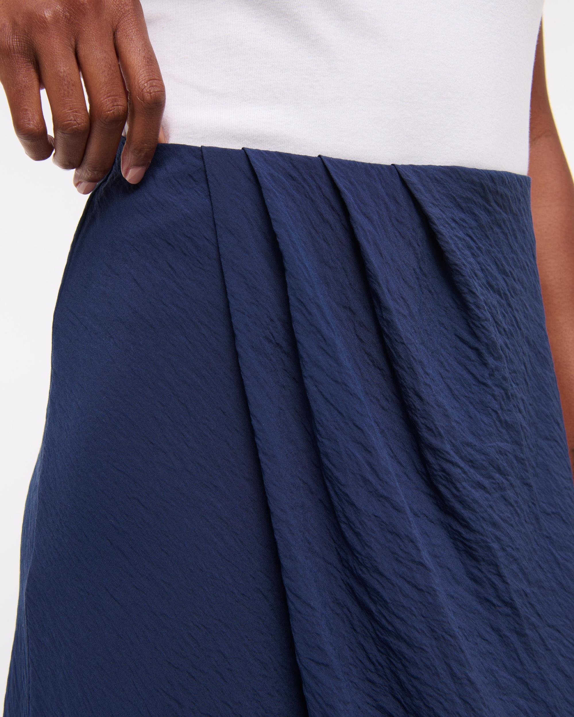 Mid Rise Sarong Maxi Skirt Product Image