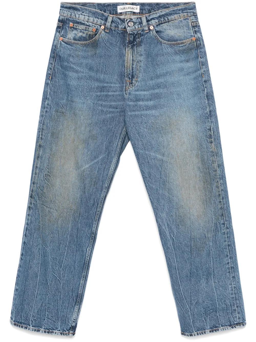 OUR LEGACY Third Cut Jeans In Blue Product Image