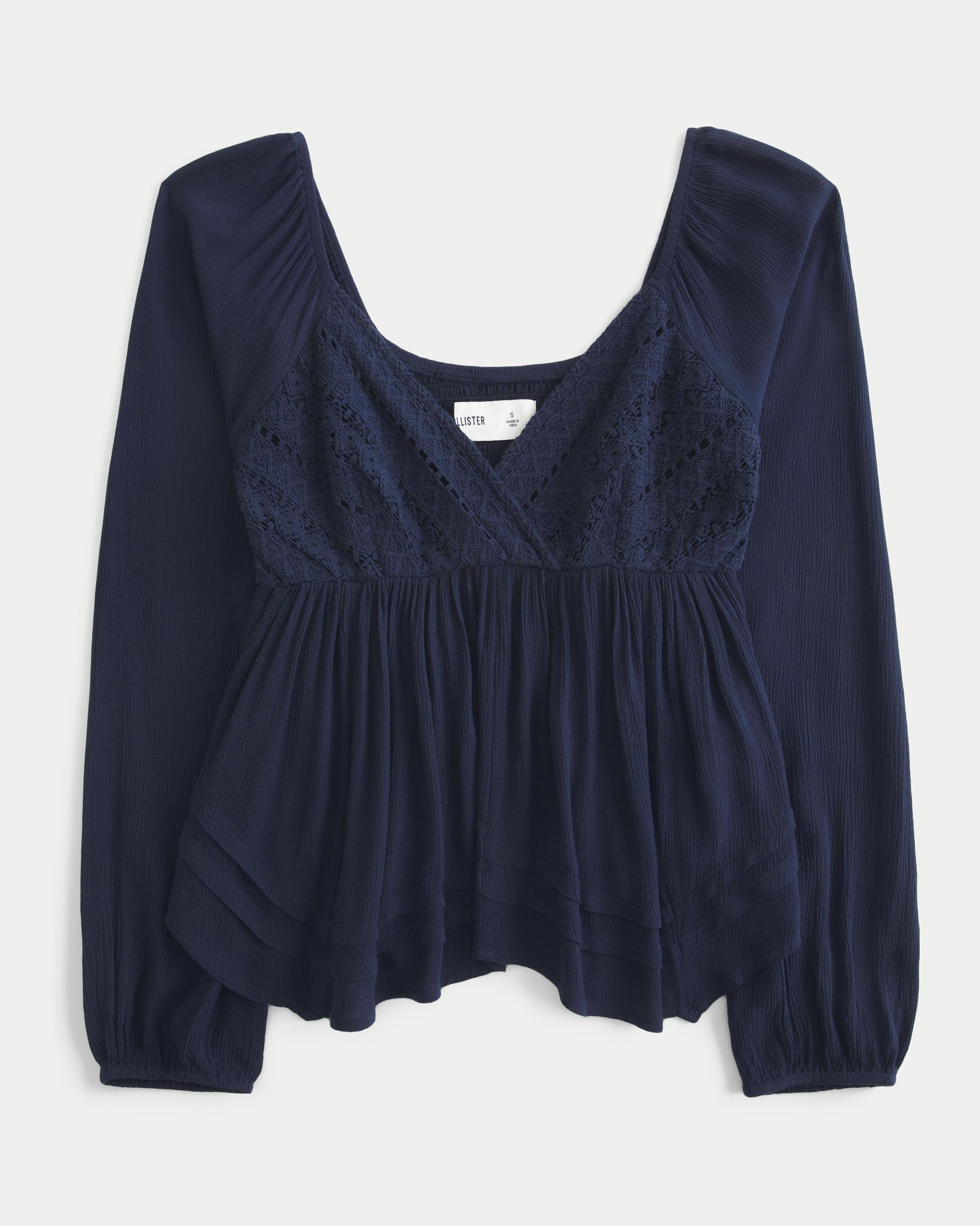 Easy Lace Bust Babydoll Top Product Image