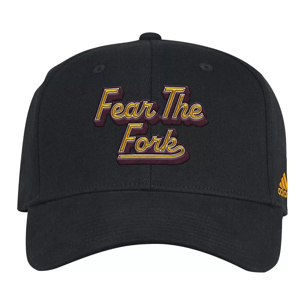 Men's adidas Black Arizona State Sun Devils Chant Flex Hat, Size: Small/Medium Product Image
