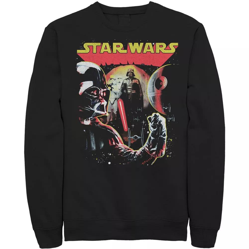 Men's Star Wars Darth Vader Collage Of Views Sweatshirt, Size: XXL, Black Product Image