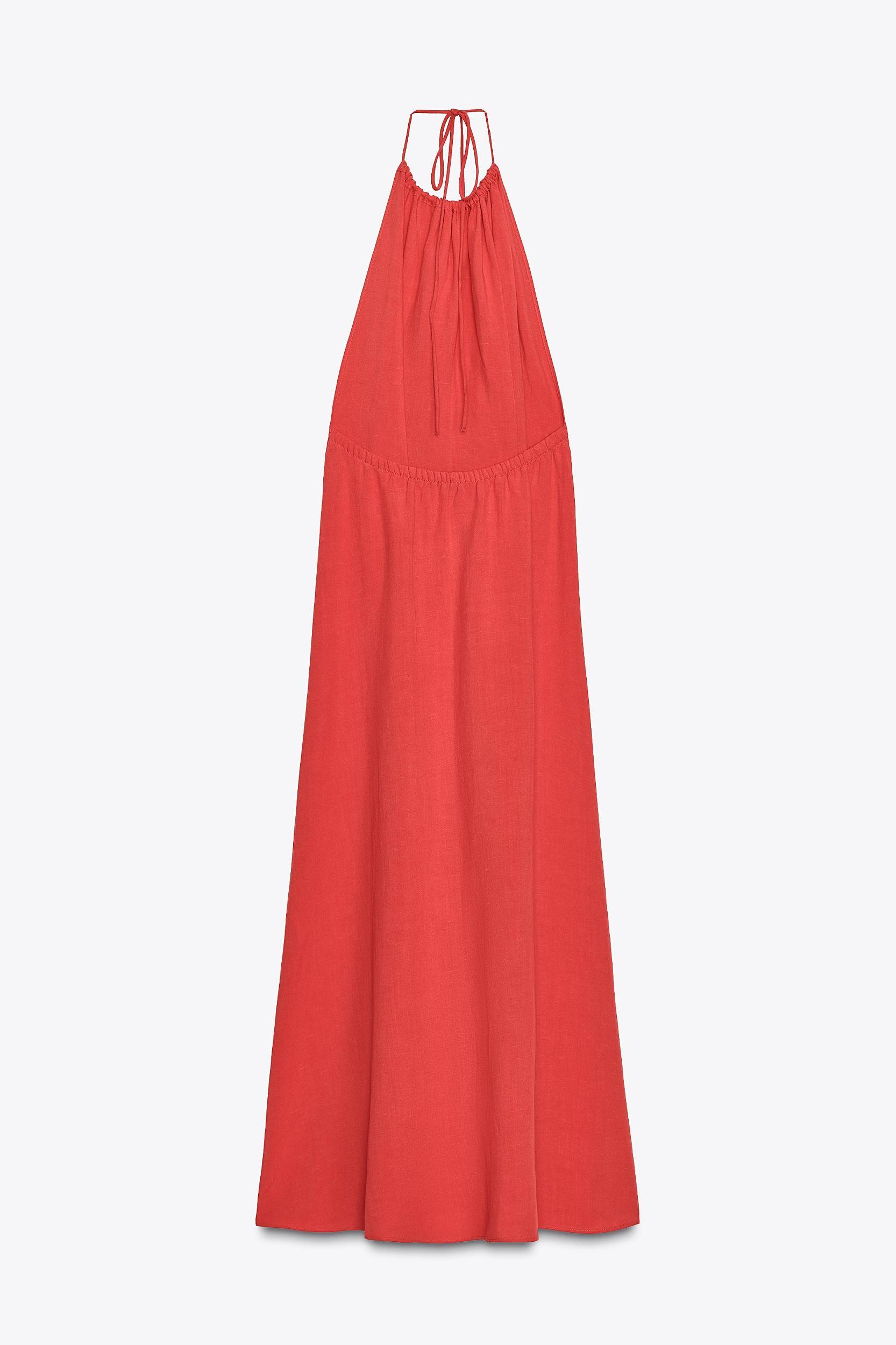 OPEN-BACK HALTER DRESS Product Image