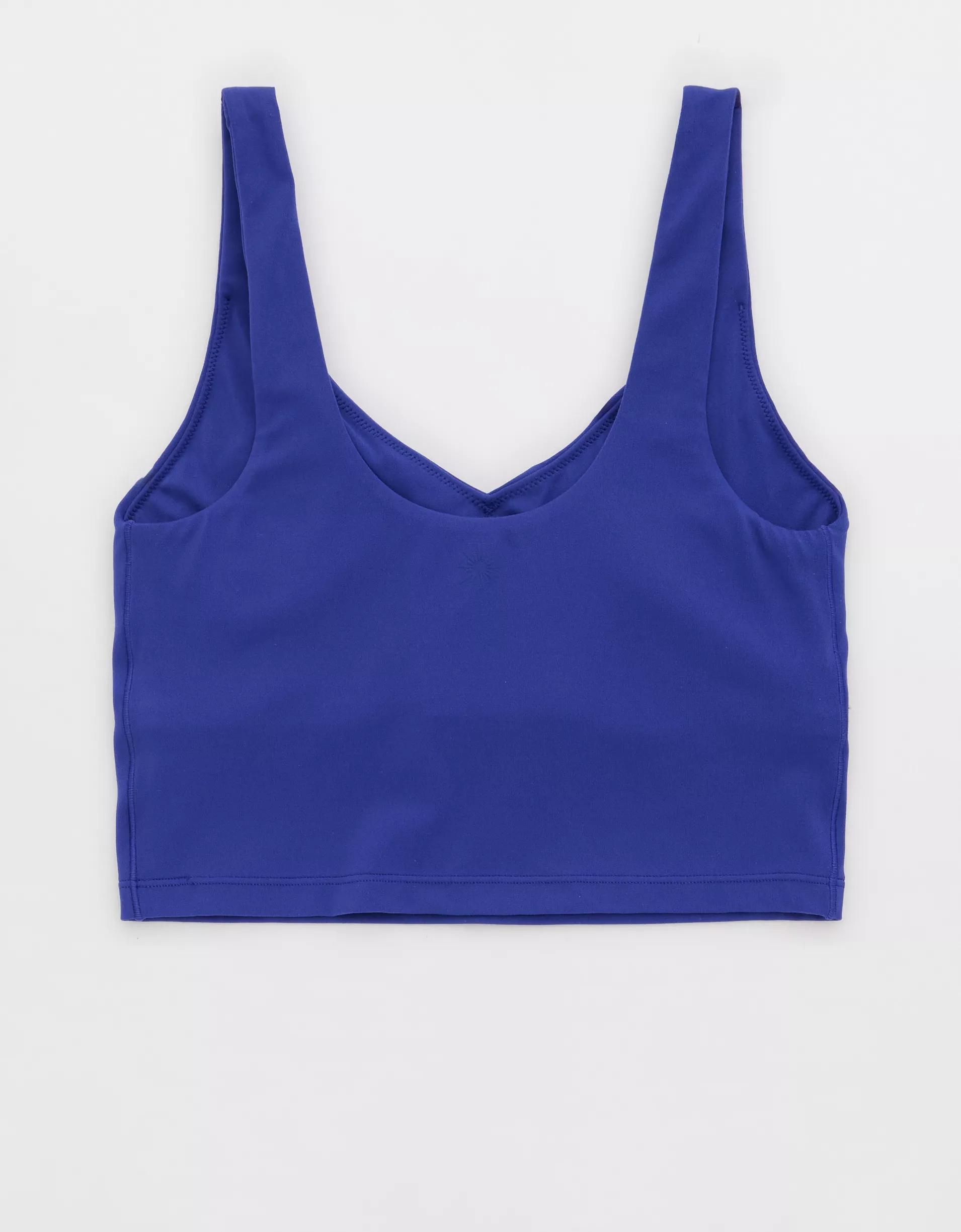 OFFLINE By Aerie Real Me Low Key Longline Sports Bra Product Image