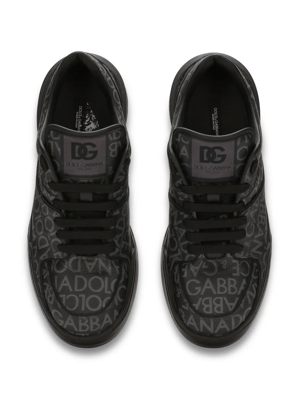 New Roma coated-jacquard sneakers Product Image