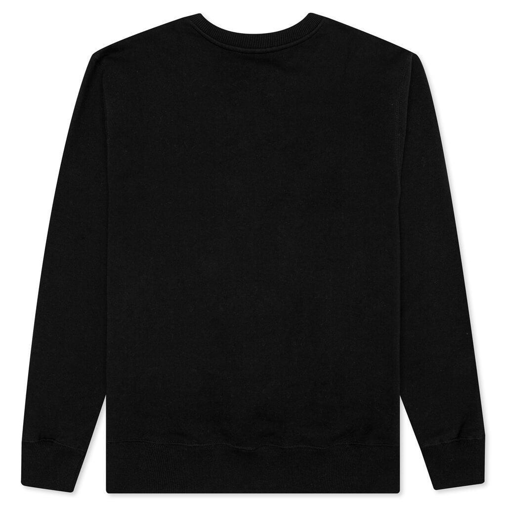 Essential Logo Crewneck - Black Male Product Image