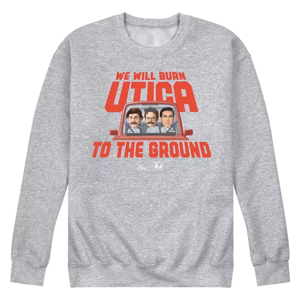 Men's Dr. Seuss The Grinch Chaos Coordinator Fleece Sweatshirt, Size: Large, Black Product Image
