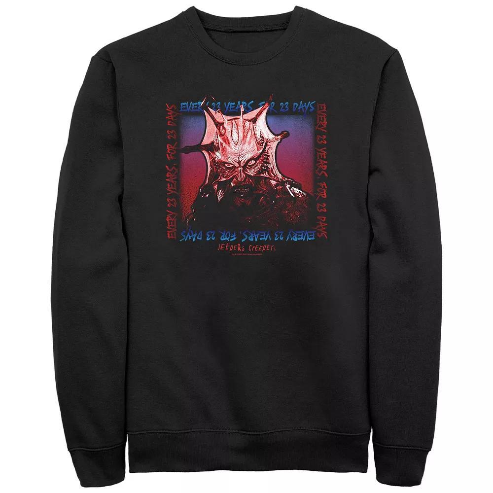 Men's Jeepers Creepers Every 23 Years For 23 Days Graphic Fleece, Size: Large, Black Product Image