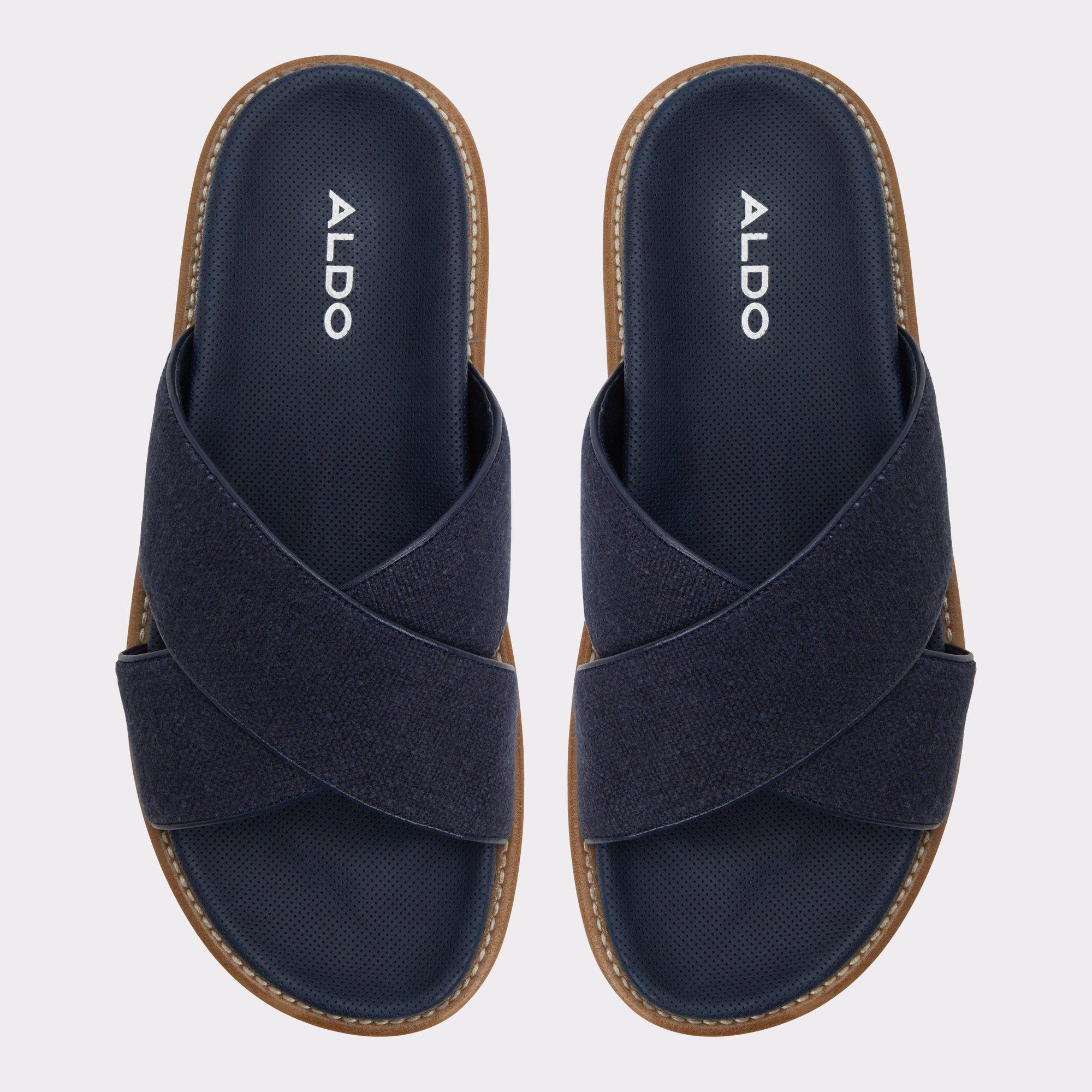 ALDO Marrin - Men's Slide Sandals - Blue, Size 9 Product Image