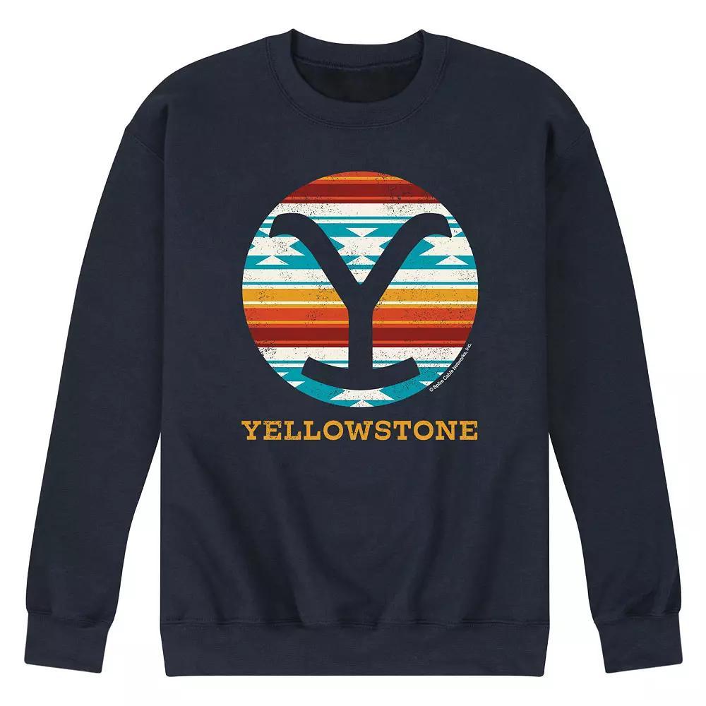 Men's Yellowstone Western Blanket Sweatshirt, Size: XXL, Black Product Image