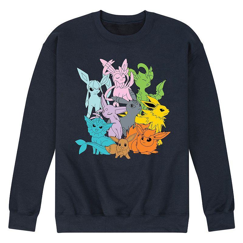 Mens Pokemon Evolutions Fleece Blue Product Image