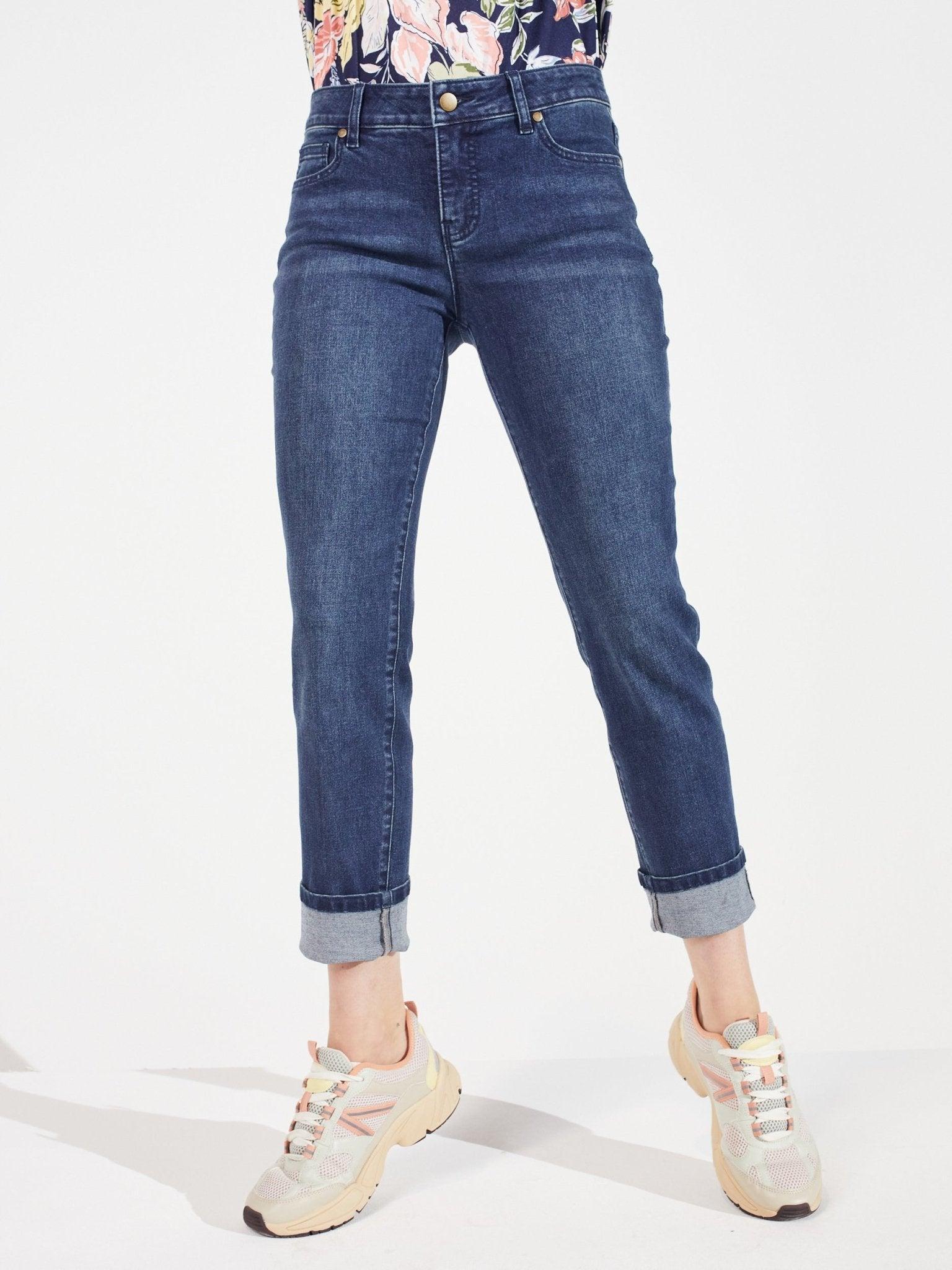 Signature Girlfriend 5 Pocket Jeans With Selvedge Cuff Female Product Image