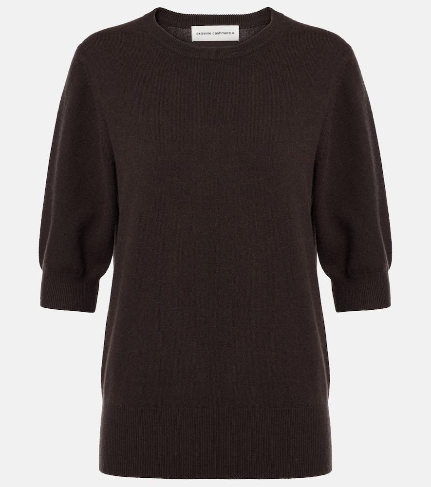 EXTREME CASHMERE Well Cashmere-blend Sweater In Brown Product Image