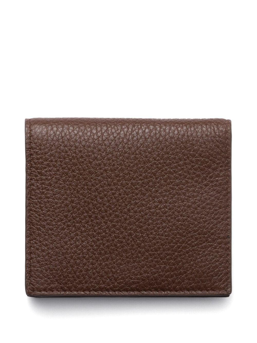 logo-plaque leather cardholder Product Image