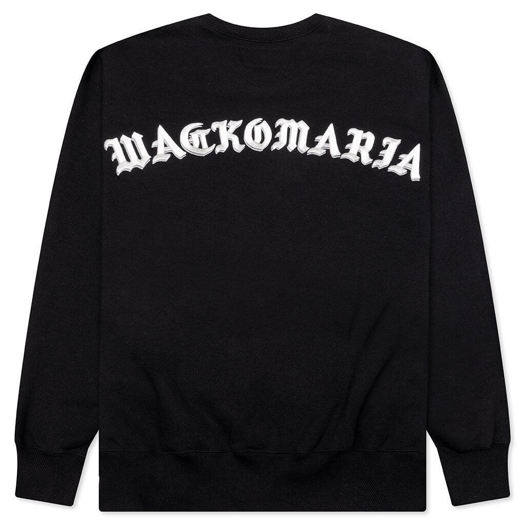 Middle Weight Crewneck Sweatshirt Type 2 - Black Male Product Image