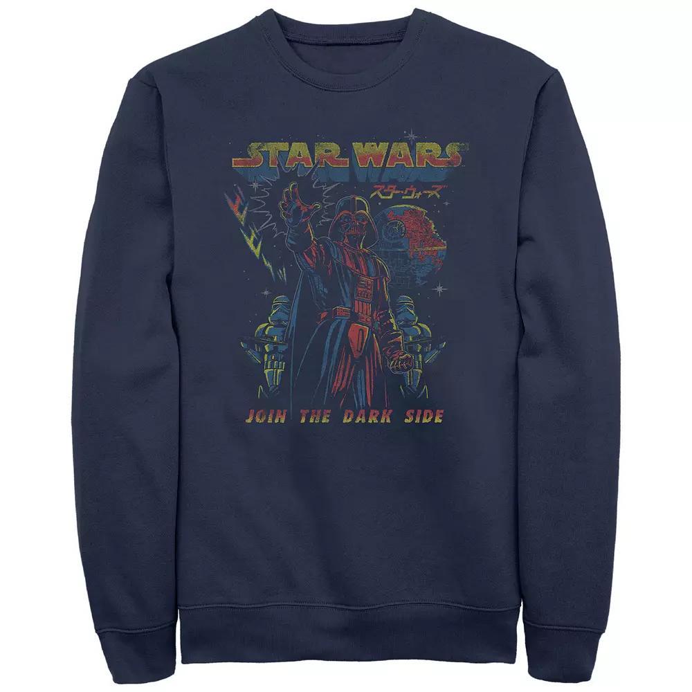 Men's Star Wars Darth Vader Join The Dark Side Graphic Fleece, Size: XL, Blue Product Image