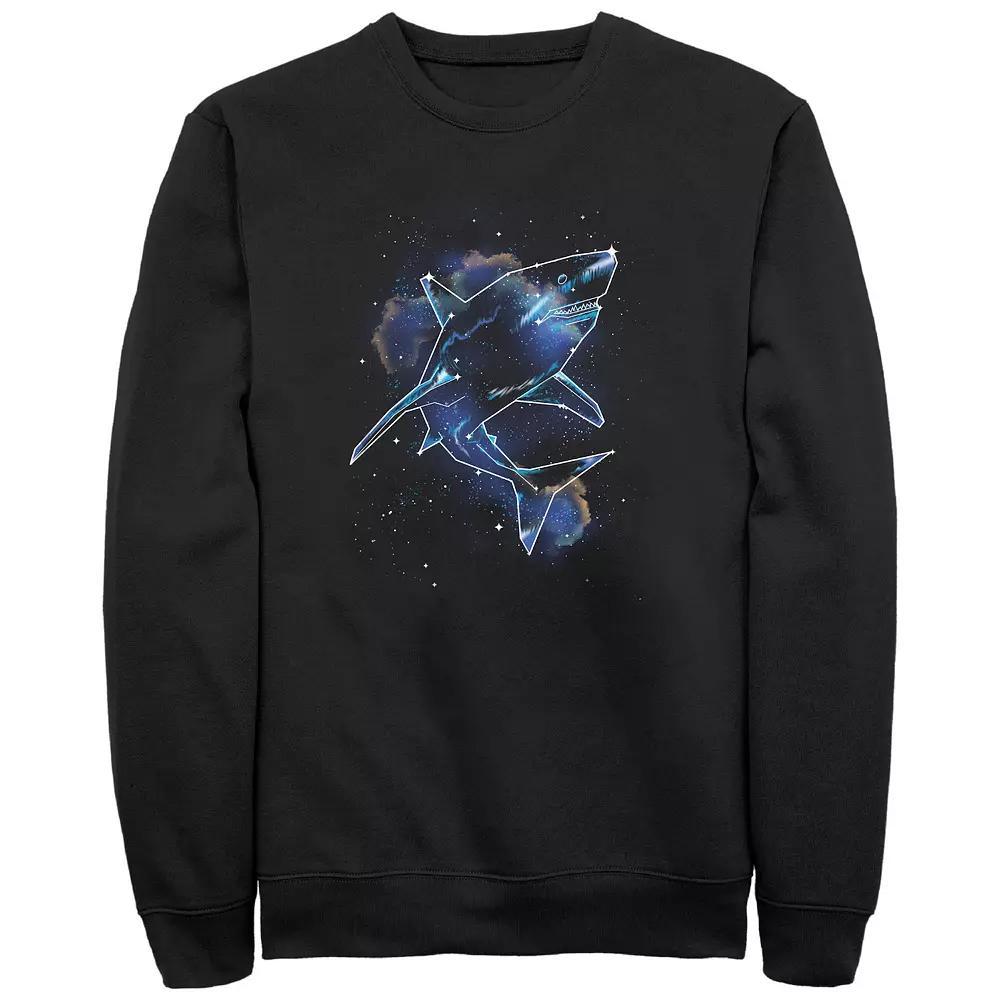 Men's Disney's Alice In Wonderland Technicolor Poster Sweatshirt, Size: Medium, Black Product Image