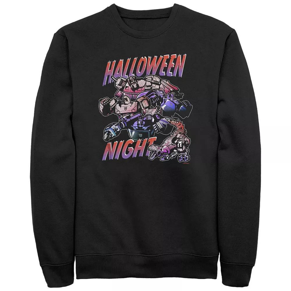 Men's Transformers Evergreen Halloween Night Graphic Fleece, Size: 3XB, Black Product Image