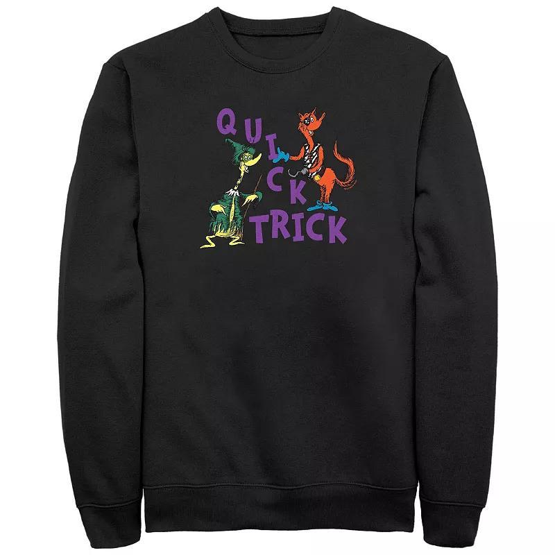 Men's Dr. Seuss Quick Trick Graphic Fleece, Size: XXL Tall, Black Product Image