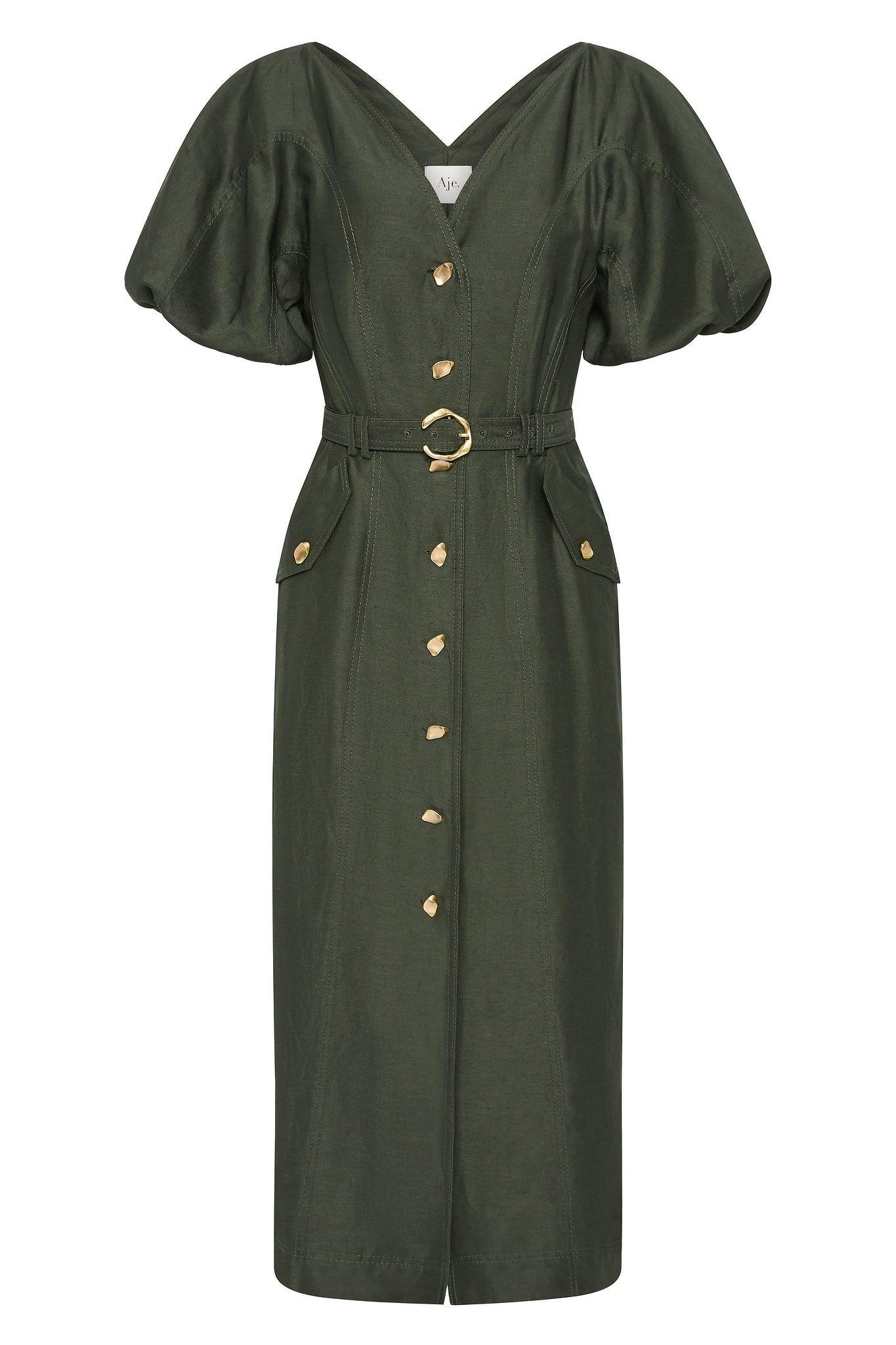 Paloma Utility Midi Dress Product Image