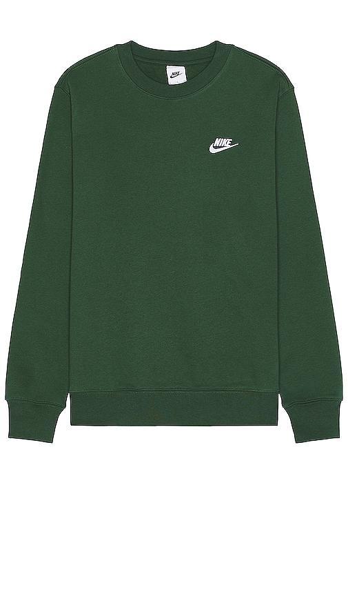 Men's Nike Club Fleece Crew, Size: Large, Dark Gray Grey Product Image