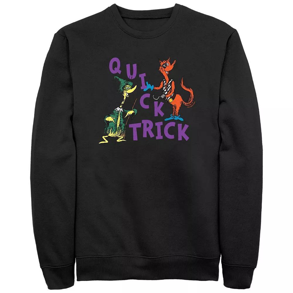 Men's Dr. Seuss Quick Trick Men's Graphic Fleece, Size: Large, Black Product Image