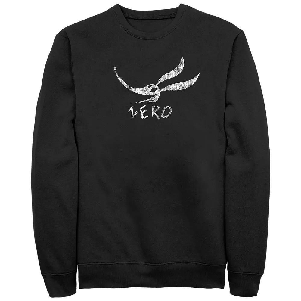 Disney's The Nightmare Before Christmas Zero Face Men's Graphic Fleece, Size: XL Tall, Black Product Image