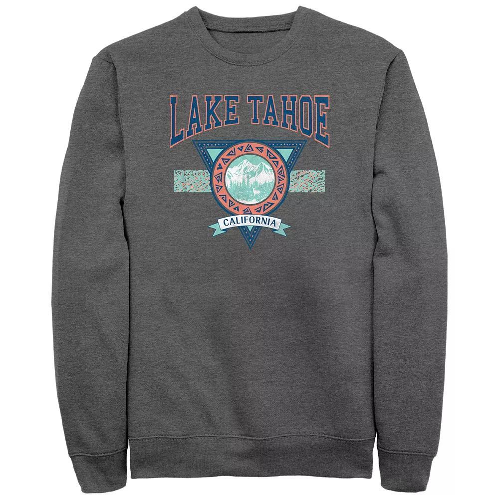 Men's Lake Tahoe California Sweatshirt, Size: XL, Grey Heather Product Image