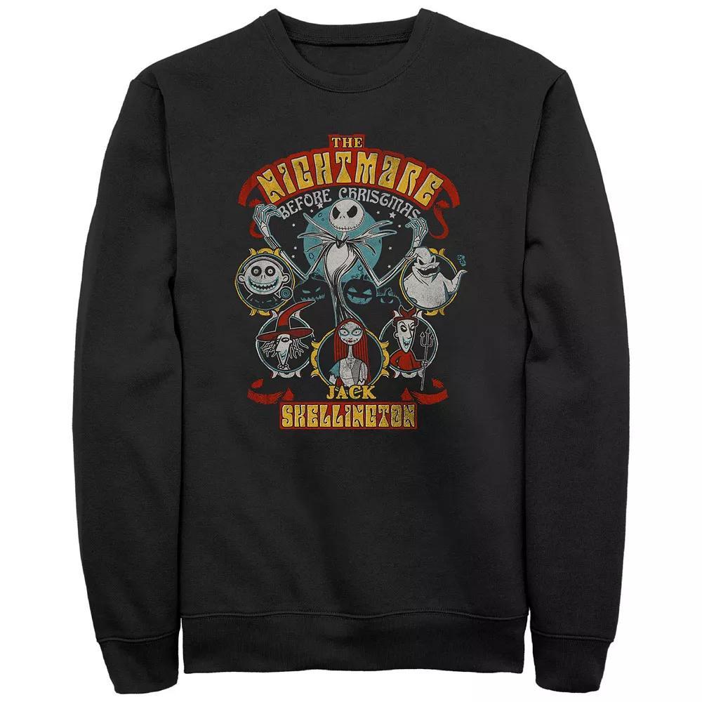 Disneys Mickey Mouse Autumn Wreath Mens Graphic Fleece Blue Product Image