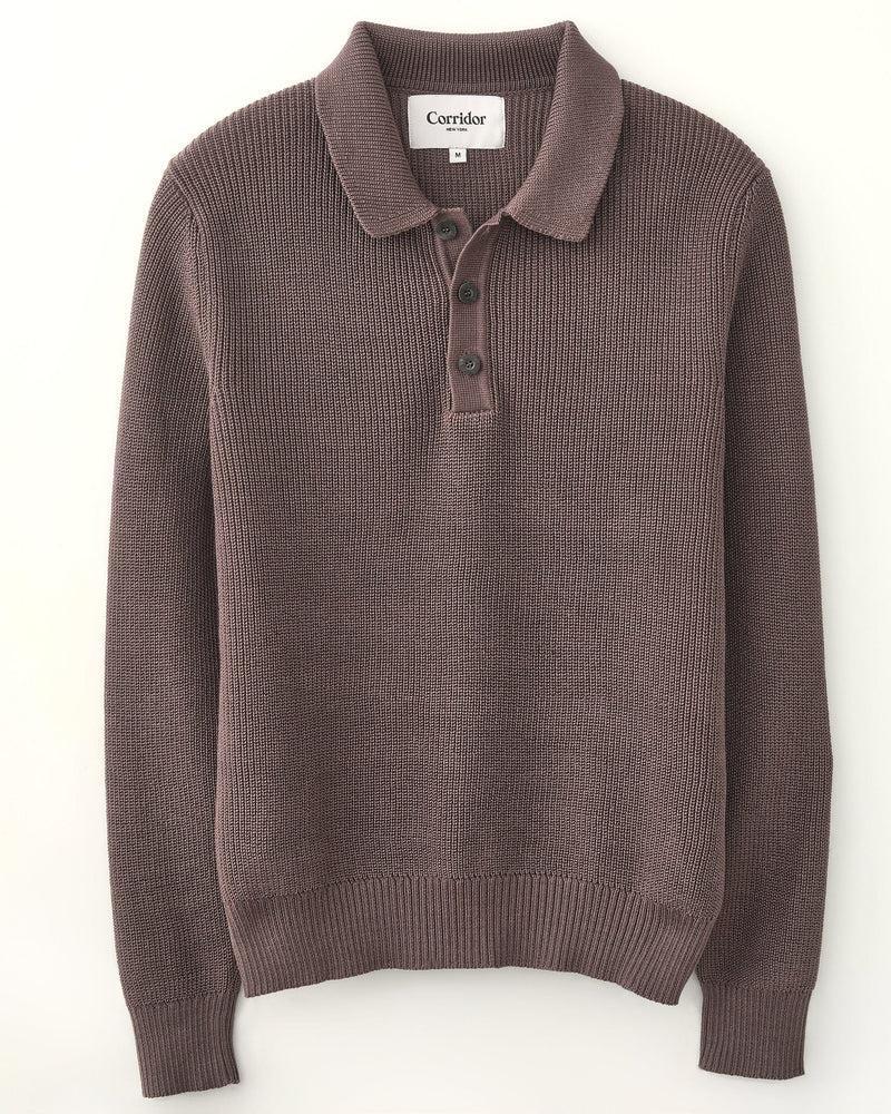Waffle LS - Washed Indigo Product Image