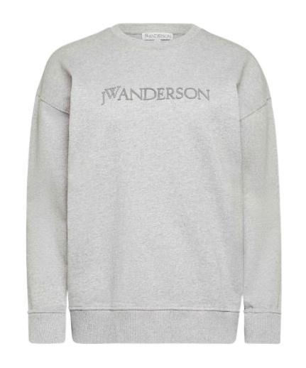 JW ANDERSON Logo-embroidered Sweatshirt In White Product Image