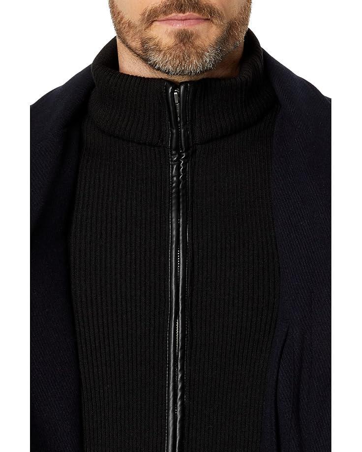 37" Melton Wool Notched Collar Coat with Welt Body Pockets Product Image