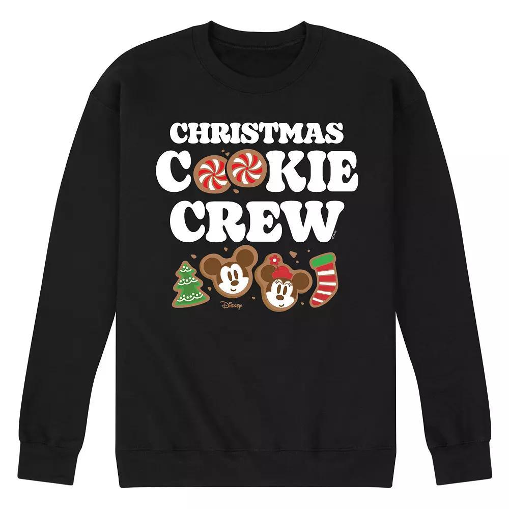 Disney's Men's Christmas Cookie Crew Fleece, Size: Medium, Black Product Image