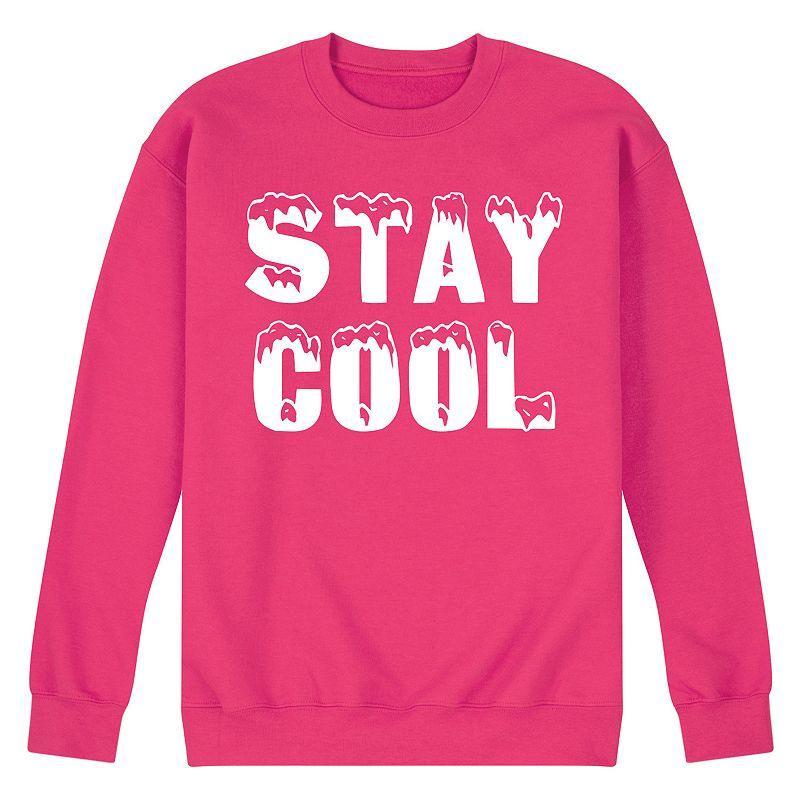 Mens Stay Cool Fleece Sweatshirt Blue Product Image