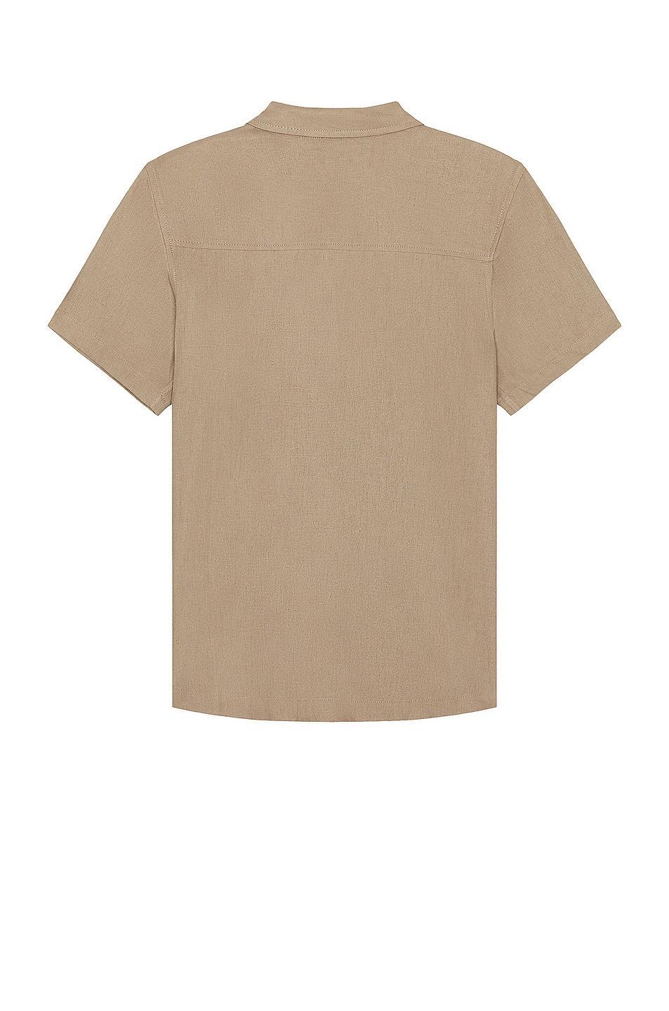 FRAME Logo Short Sleeve Tee Green. (also in S). Product Image