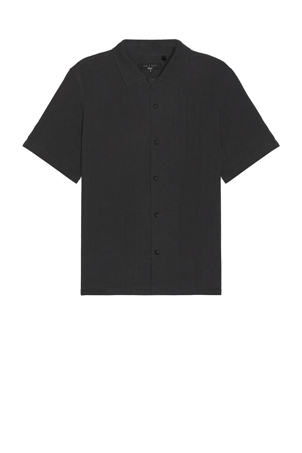 SATURDAYS NYC Bruce Leopard Shirt in Cream Product Image