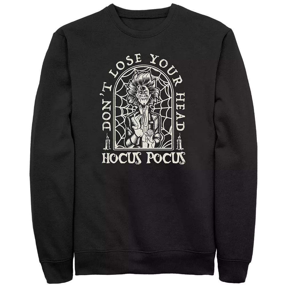 Disney's Hocus Pocus Billy Butcherson Big & Tall Tombstone Graphic Fleece Pullover, Men's, Size: 4XL, Black Product Image