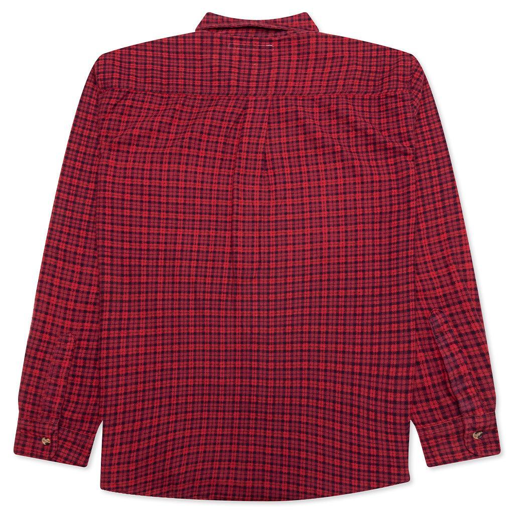 Ribbon Over Dye Flannel Shirt - Assorted Male Product Image