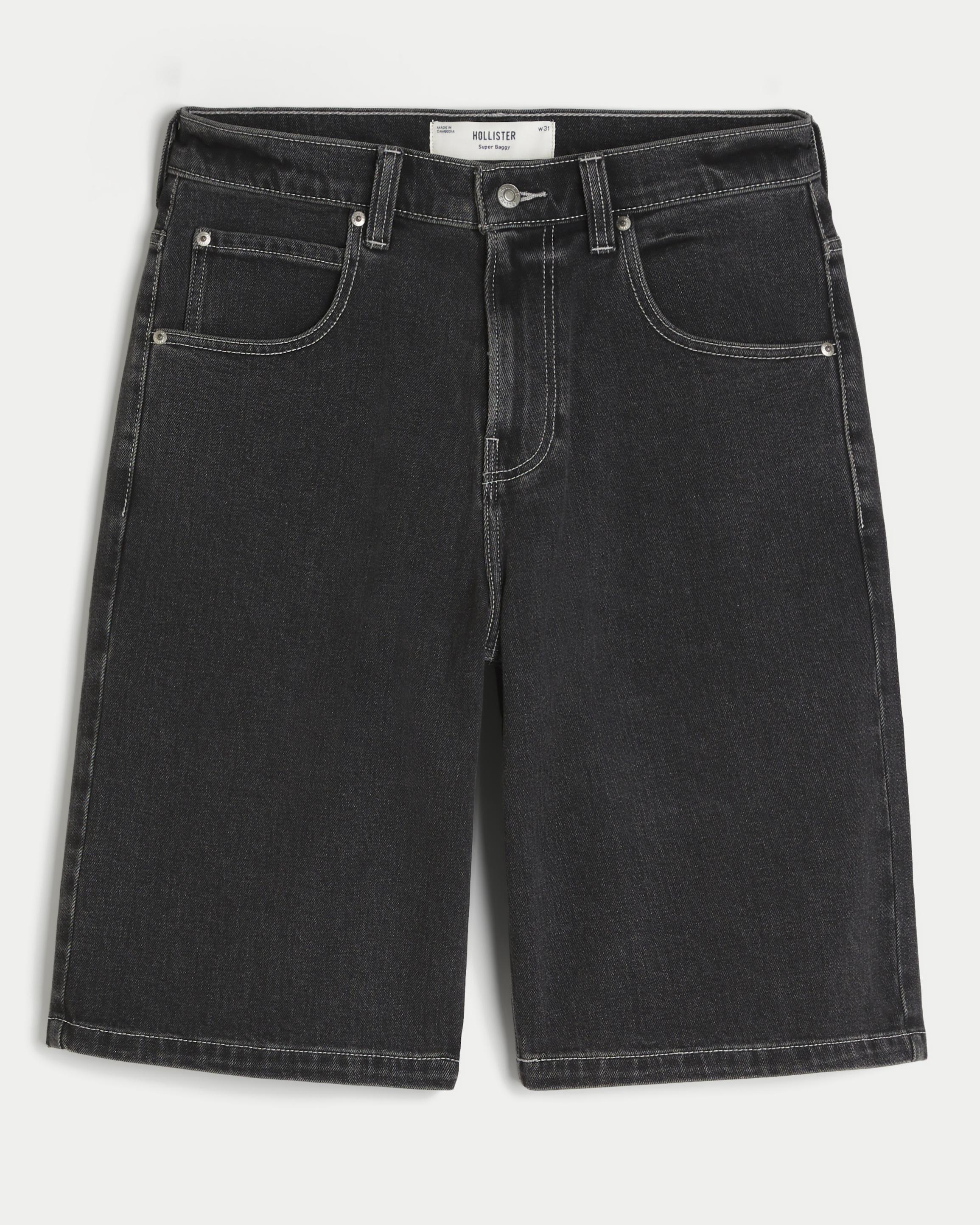 Super Baggy Denim Shorts Product Image