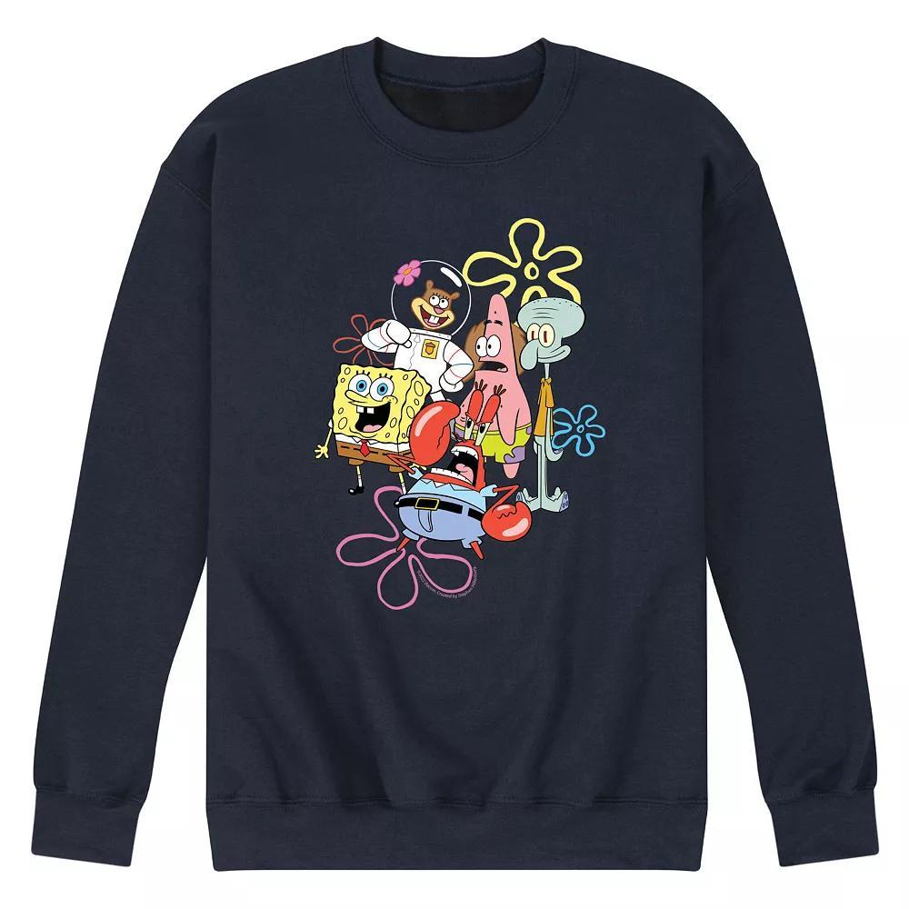 Mens SpongeBob SquarePants Sweatshirt Product Image