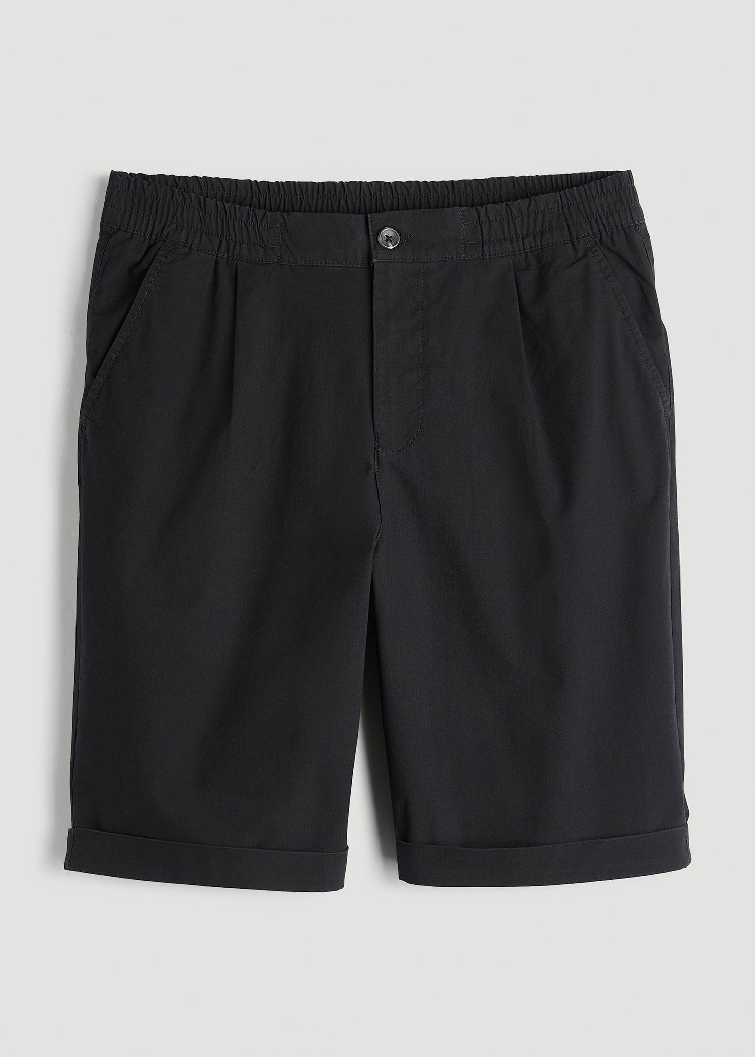 Bermuda Shorts for Tall Men in Black Product Image