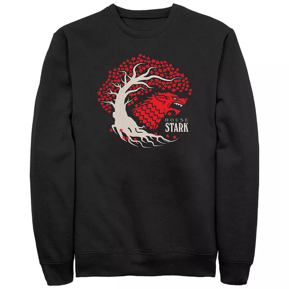 Men's Game Of Thrones House Stark Autumn Tree Graphic Fleece, Size: Medium, Black Product Image