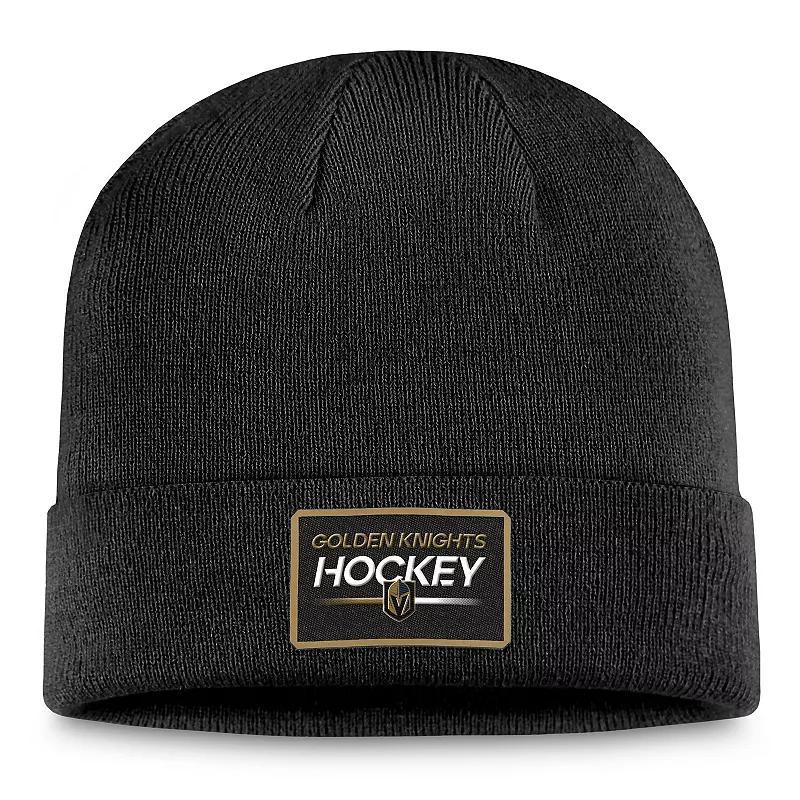 Men's Fanatics Branded  Black Philadelphia Flyers Authentic Pro Cuffed Knit Hat, Fly Black Product Image