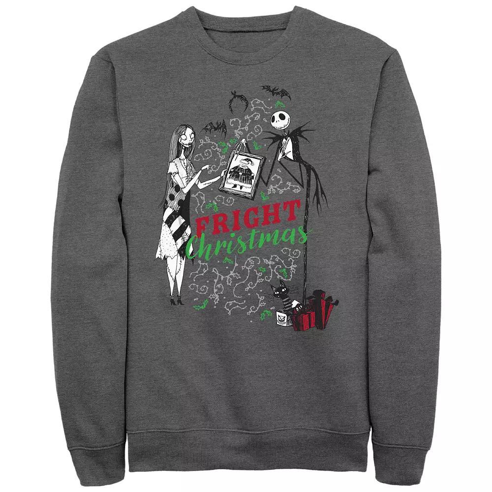 Disney's The Nightmare Before Christmas Fright Christmas Men's Graphic Fleece, Size: Medium, Grey Heather Product Image