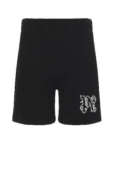 Palm Angels Monogram Sweatshorts Size M. Product Image