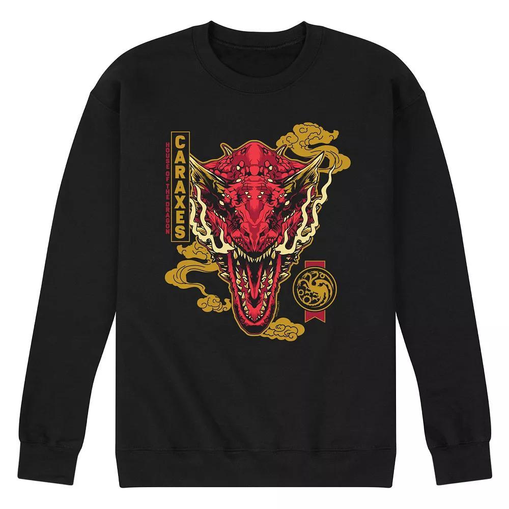 Mens House Of Dragon Caraxes Badge Fleece Sweatshirt Product Image