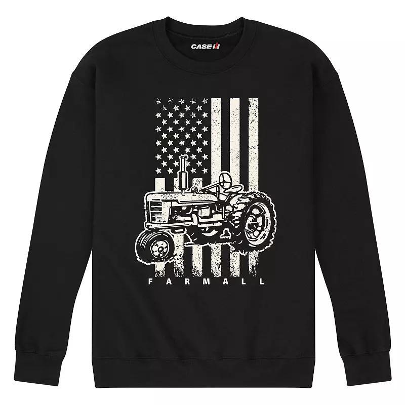 Mens Case IH American Flag Fleece Sweatshirt Product Image