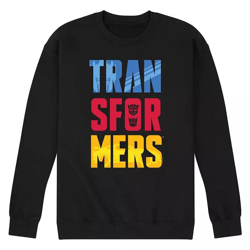Mens Transformers Decepticons Fleece Sweatshirt Blue Product Image