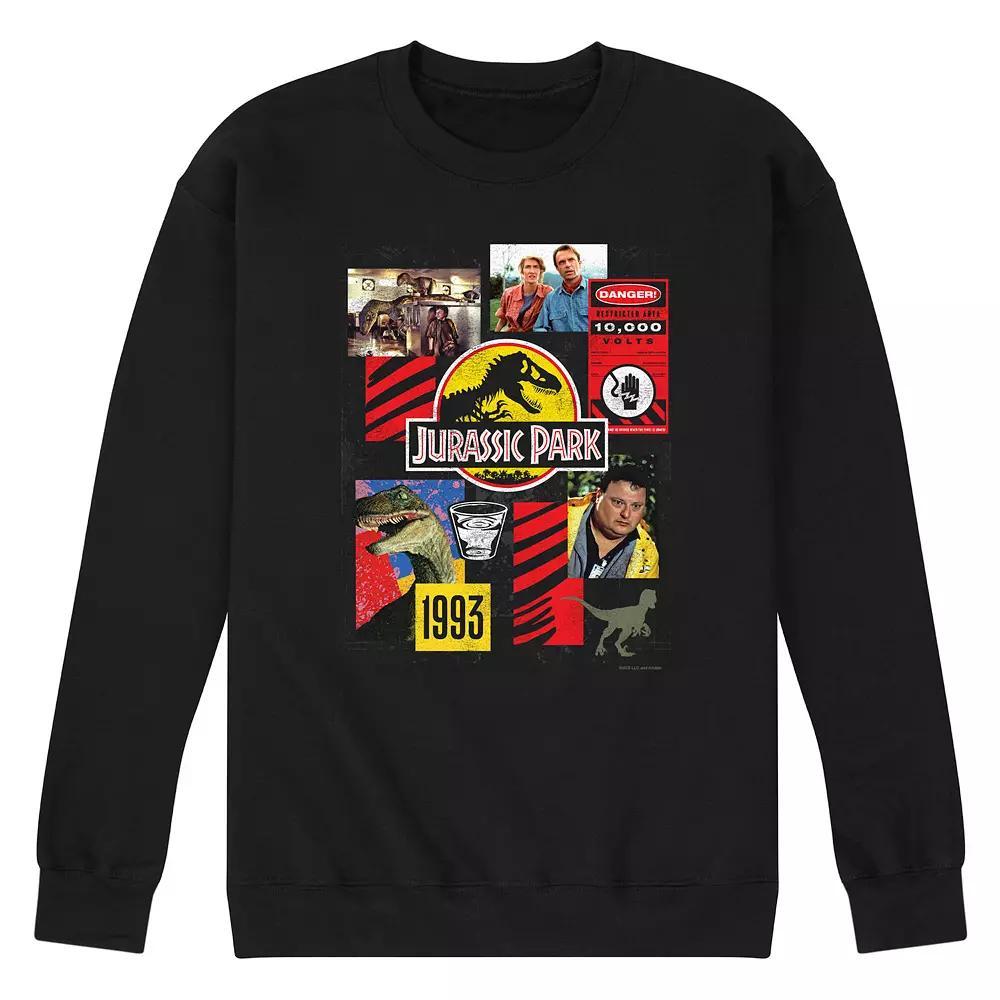 Mens Jurassic World 30th Collage Long Sleeve Product Image